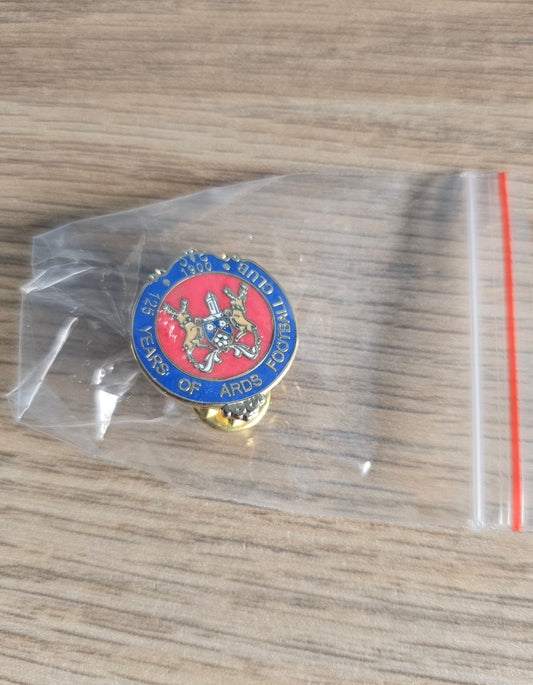 Ards FC Pin Badge - 125th Year Circular